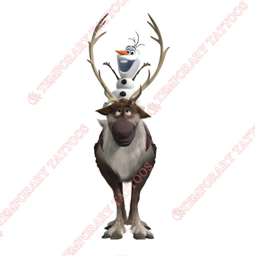 Frozen Customize Temporary Tattoos Stickers NO.3307